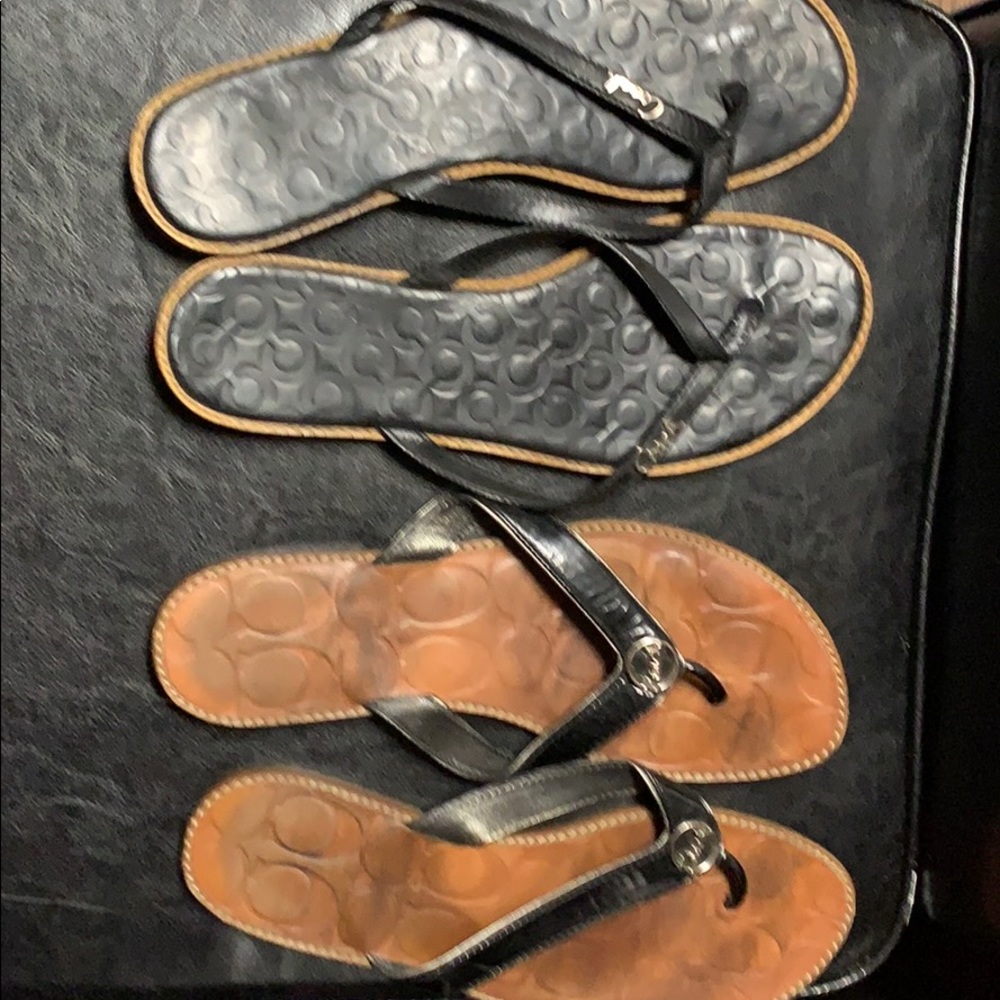 Coach Flip Flops